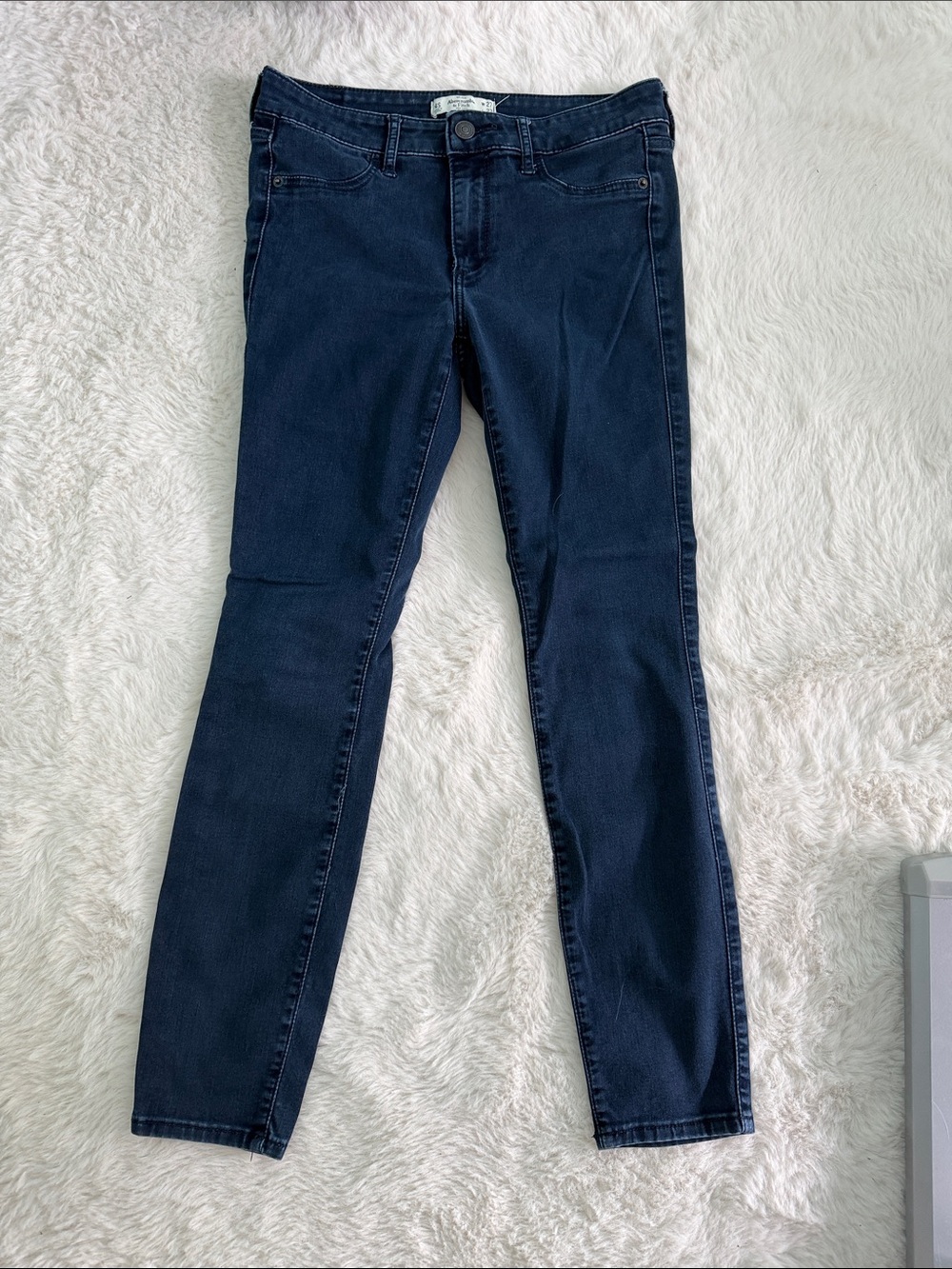 Abercrombie Dark Navy Stretch Skinny Jeans